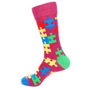 Men's Autism Awareness Novelty Socks